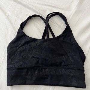 Black Lululemon bra size 4